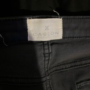 Calson from Nordstrom charcoal blue cargo skinny pants